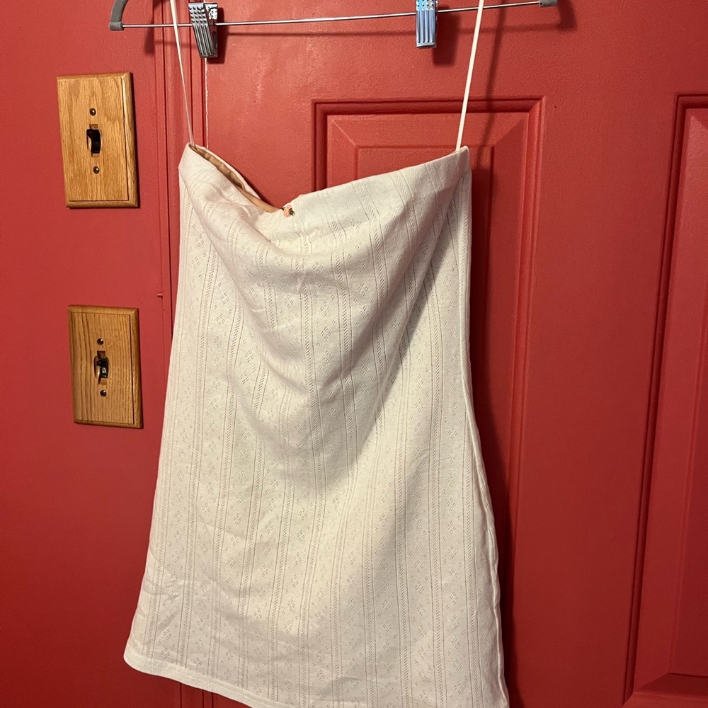 Elegant Cream Slip Dress